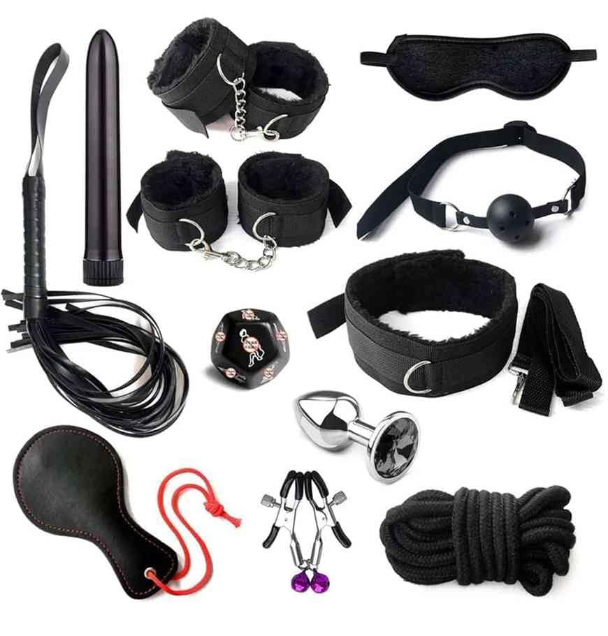 Bondaged Restitan Neck to Wrist Restraints for Couple Tools Sex Legs and Hands Sex Ties Up Adults Under King Bed Wrist and Ankle Bed Straps Soft Handcuffs Set for Freaky Bedroom Toys Adults Sweater
