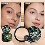 Mushroom Head Air Cushion CC Cream - BB Cream Foundation Makeup Moisturizing Concealer Long-Lasting, Cushion Foundation Full Coverage Self Adjusting for Mature Skin & All Skin Types (Natural) - Image 3