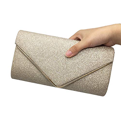 Bolsa clutch feminina para noite, bolsa para jantar em flash, bolsa de mão para festa e casamento (d