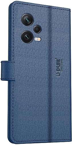 Image of U-Case Compatible with Xiaomi Redmi Note 12 Pro Plus Flip Cover | Leather Finish | Inside Pockets & Inbuilt Stand | Shockproof Wallet Style Magnetic Closure Back Cover Case