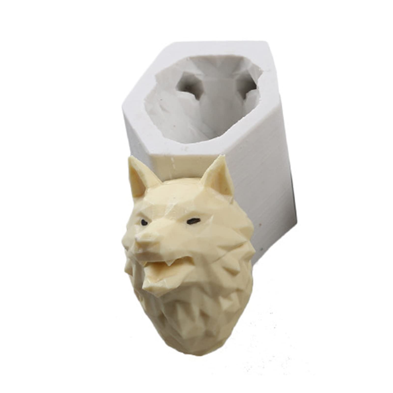 Buxuaaaa Wolf Dog Silicone Fondant Molds For Head Shape Resin Cake Decorating Baking Tool Casting Silicone Molds