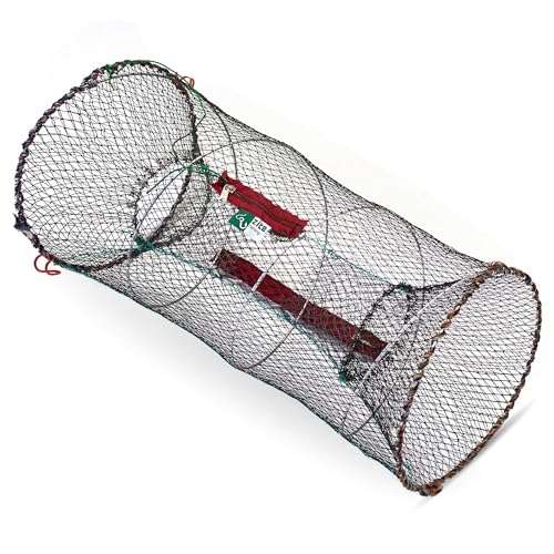 Zite Köderfisch-Reuse Fisch-Reuse Aalreuse Futterbeutel Reißverschluss 30x60cm, hochwertige...