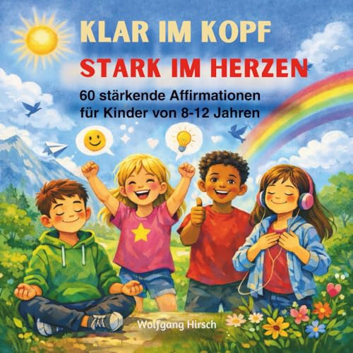Klar im Kopf - Stark im Herzen: 60 stärkende Affirmationen für Kinder von 8 - 12 Jahren