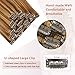 Clip In Hair Extensions Double Weft Brazilian Hair 120g 7pcs Medium Brown Fading to Golden Brown and Strawberry Blonde Highlighted Full Head Silky Straight 100% Human Hair Clip In Extensions 18 Inch