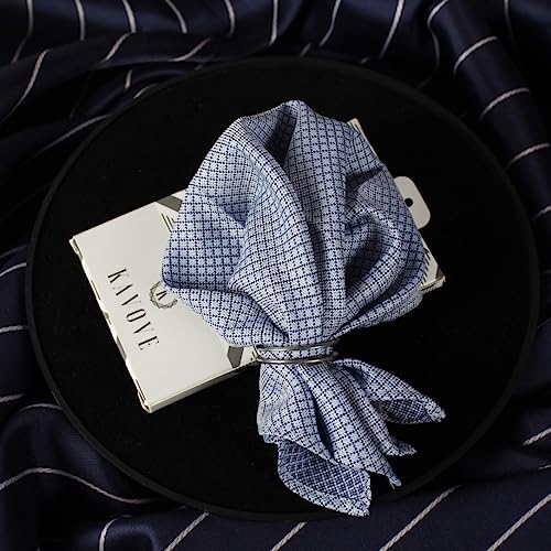 Image of Kovove The Essentials Checkered Pocket Square For Men