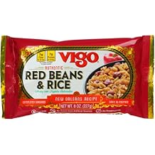 Vigo Authentic Red Beans & Rice, Low Fat, 8oz Red Beans & Rice, Pack of 1