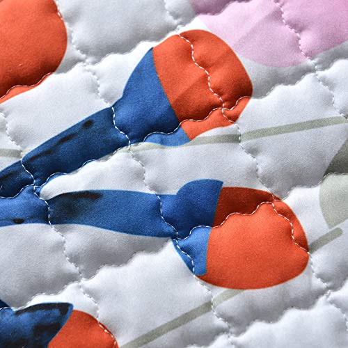 HIL Baby Kruipmat Rond Vloerkleed Kinderen Spelen Spelmat Opbergmat Voor Speelgoed Antislipmat Voor Kinderen Vloermat Voor Kinderen Slaapkamer Decoratief Tapijt Meisje Jongen Kind Vloerkleed,F - Afbeelding 3
