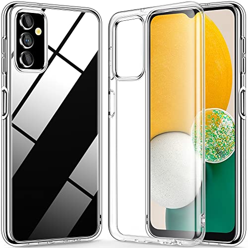 USLAI Coque pour Samsung Galaxy A13 4G/5G/A04s [Ne jaunit jamais] Protection en Fine Silicone Souple (Transparente) Cover