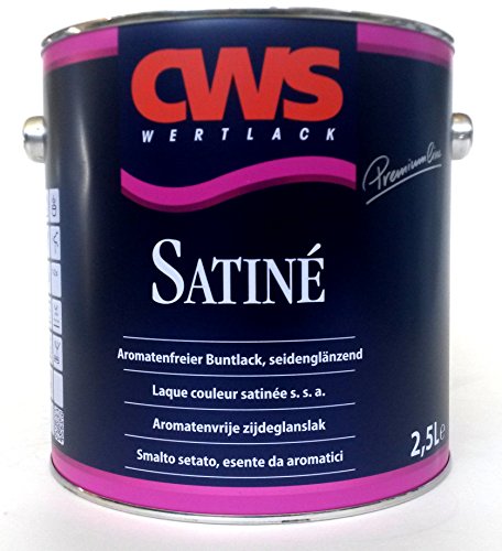 CWS Satiné rapsgelb RAL1021 seidenglänzend, 2,5L - Innovativer, aromatenfreier, seidenglänzender Buntlack auf Spezial – Alkydharzbasis.