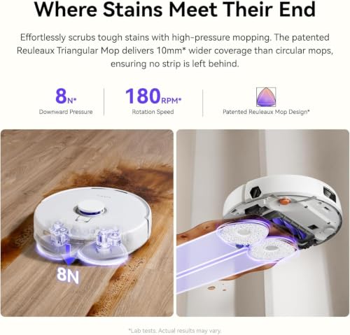 Image of NARWAL Freo X10 Pro Robot 2-in-1 Vacuum and Mop, 11000Pa Suction, EdgeReach Mopping, Zero Tangle Technology, Self-Emptying with De-Tangling Side Brushes