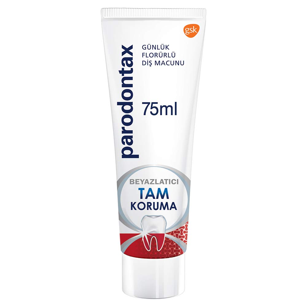 Parodontax Diş Eti Bakımı Tam Koruma & Beyazlatıcı Diş Macunu 75 ml (4 paketi)