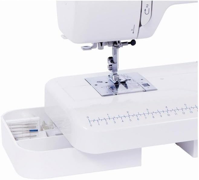 Elna Explore 340 Free Arm and Accessory Storage