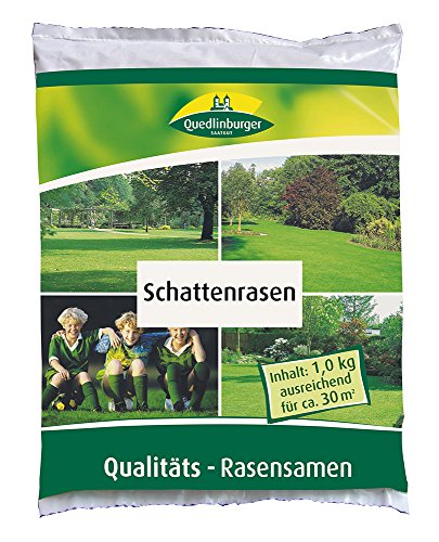 Preisvergleich Produktbild Quedlinburger 104327 Schattenrasen 1 kg (Rasensamen)