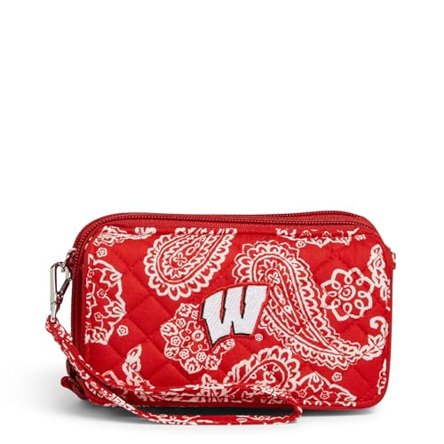 Image of Vera Bradley Women's Cotton All in One Crossbody Purse With RFID Protection