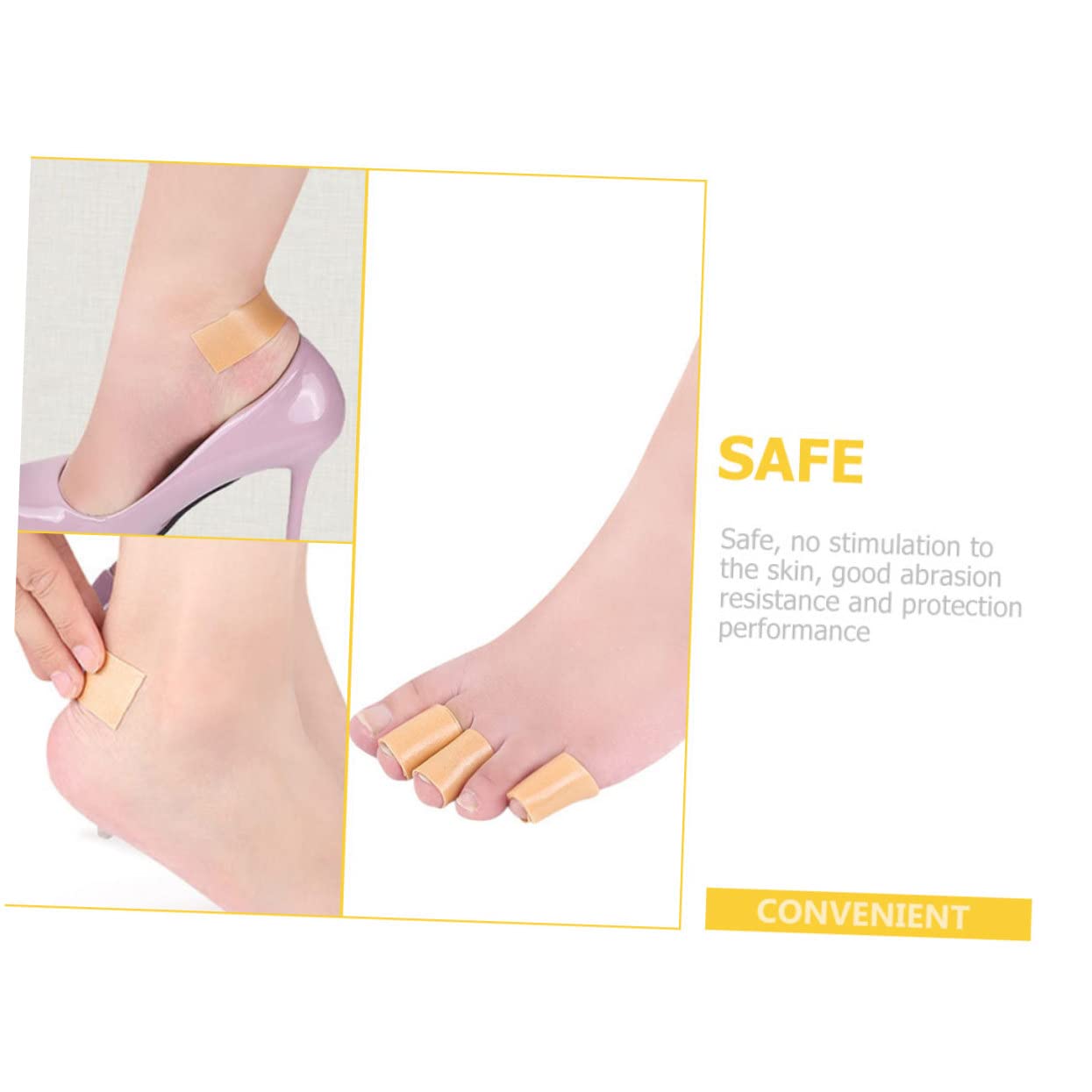 18rollos Parches Para Talones De Pe Foam De Evitan Ampollas y Rozaduras Zapatos Ajustables y