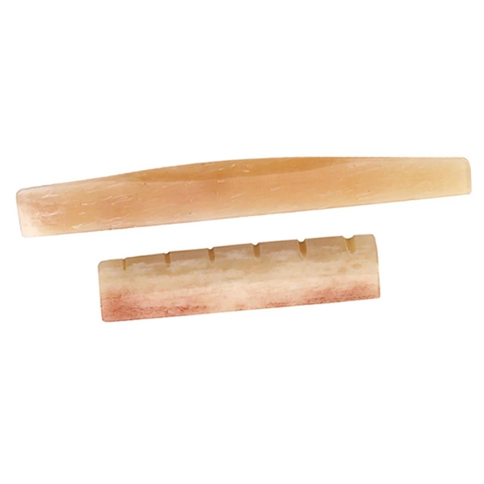 Lot De 2 Sillets De Chevalet De Guitare Acoustique En Os