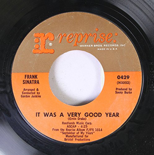 Frank Sinatra 45 RPM It Was A Very Good Year / Moment To Moment