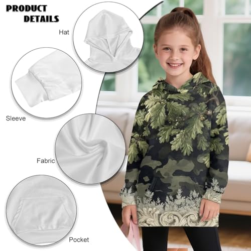 Pull à capuche doux contre le froid pour enfants avec poche pratique - 5