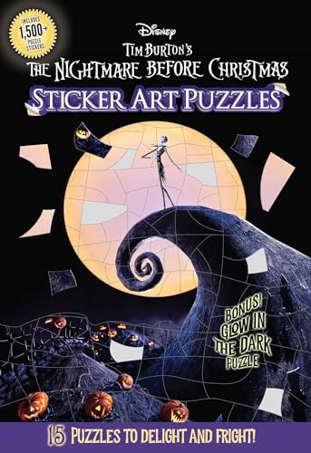 Disney Tim Burton's The Nightmare Before Christmas Sticker Art Puzzles image 2