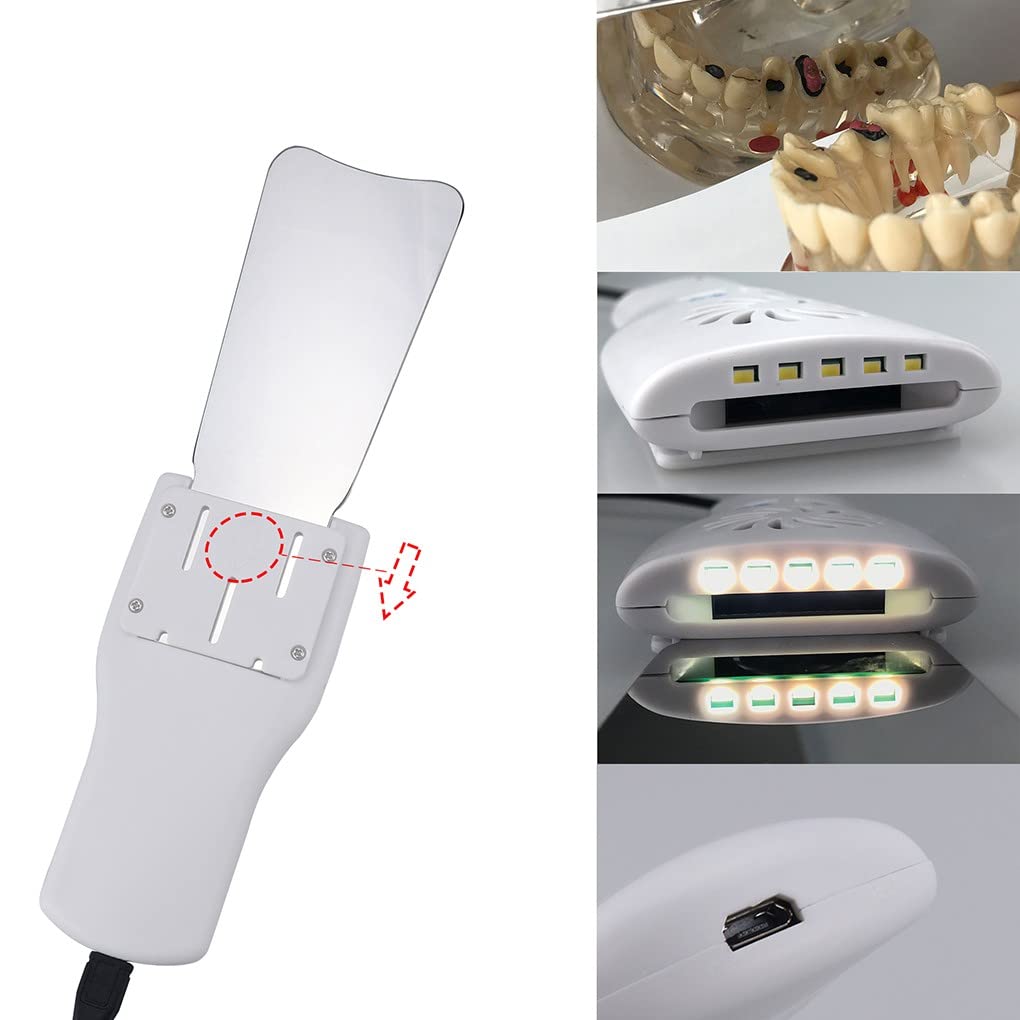 Miroirs de désembuage de photographie orale dentaire miroir réflecteur | intra-oral occlusal buccal réflecteur, orthodontique ensemble, d'outils de dentiste en verre