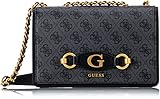 Peso en kg: 0,7 Guess Izzy Convertible Xbody Flap Coal Logo