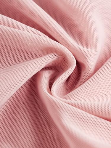 Floerns Girls Bell Long Sleeve Square Neck Asymmetrical Hem Mesh Ruched Crop Tops Tees4