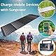 Bresser Solar Ladegerät 120W mit 1x DC- und 3x USB-A-Anschlüssen inkl. USB-A-Buchse mit QC3.0 zur Schnellladung, Solar-Panel als Ladegerät für Smartphones, Power-Stations etc.