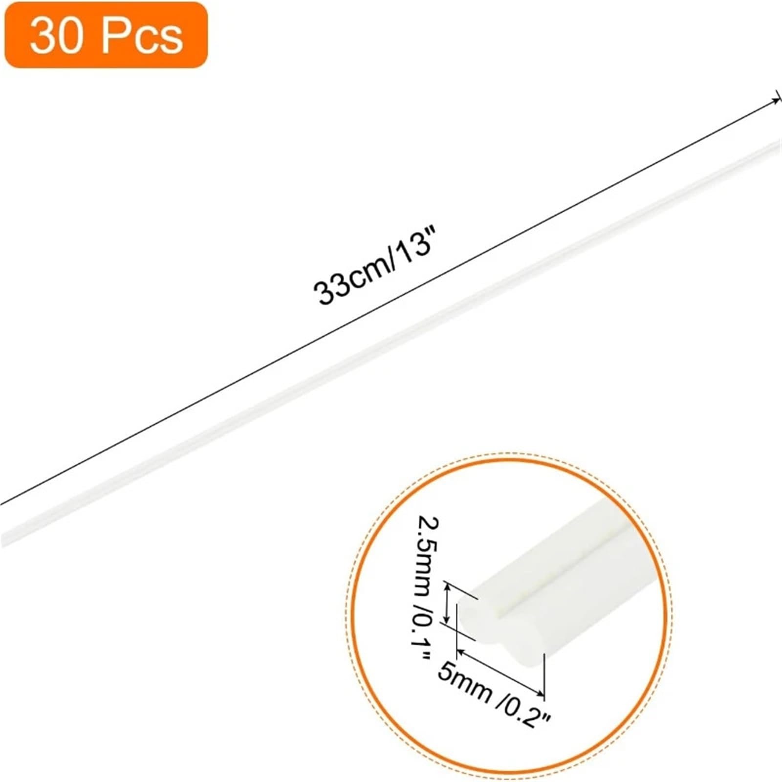 ręczne spawarki Zestaw prętów spawalniczych z tworzywa sztucznego 20 cm ABS/PP/PVC/PE do naprawy zderzaków samochodowych 5X2 mm, akcesoria lutownicze(PP black,50pcs)