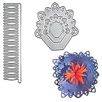 UNICRAFTALE 17 Stück 3D Blumen Stanzformen - Metallstanzungen Für Karten & Scrapbooking
