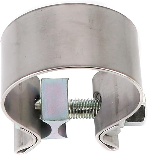 Miniatura 3 de Abrazadera de sello de silenciador de banda estrecha de acero inoxidable de 2.0 pulgadas para tubo de escape de 2.0 pulgadas, silenciador, codo y