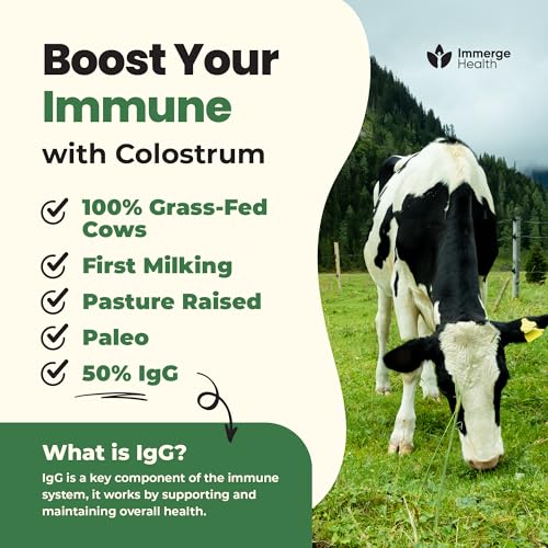super colostrum grass fed bovine colostrum powder for bloating immune energy gut health hair skin and nails colostrum supplement  50 igg cow colostrum for humans  superfood for women and men