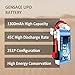 Gens ace 7.4V 1300mAh 2S 45C LiPo Battery Pack with T Plug for Glider 3D Plane Park Flyers Vortex RC Helicopter Airplane FPV Quadcopter Drone