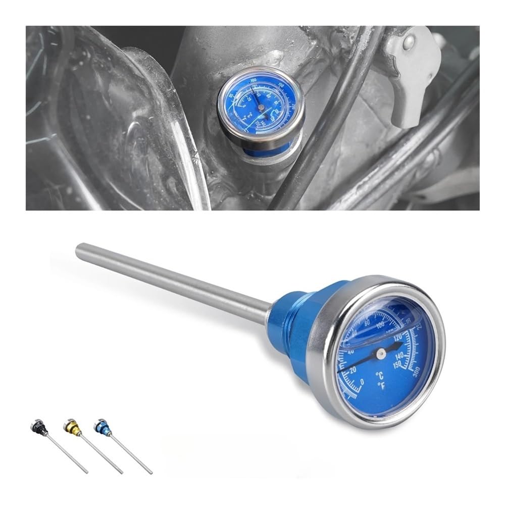 Varilla Nivel Aceite Motocicleta con Medidor Temperatura para DR-Z 400 400E 400S 400SM para DRZ400 para DRZ400E para DRZ400S para DRZ400SM 2000-2024 Aceite Varilla(Color6)
