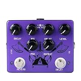 specular tempus reverb & delay pedal Compacto y portátil: disfrute de su sonido en cualquier momento y en cualquier lugar con nuestro pedal de efectos, perfecto para conciertos y viajes.