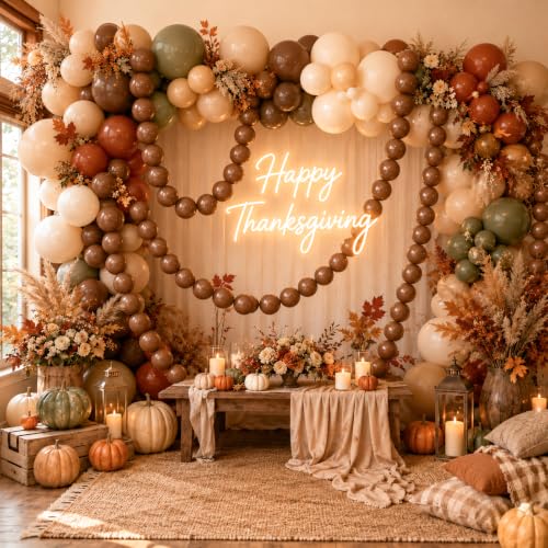 Image of Dark Brown Linking Balloons, 100PCS 6 Inch Retro Coffee Quick Link Balloon | Brown Balloons for Balloon Arch, Fall Thanksgiving Woodland Harvest Boho Birthday Baby Shower Cowboy Bear Party Decorations