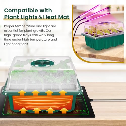 Image of 3rd Gen Seed Starter Tray, 10 Pack Seed Starter Kit, 120 Cells