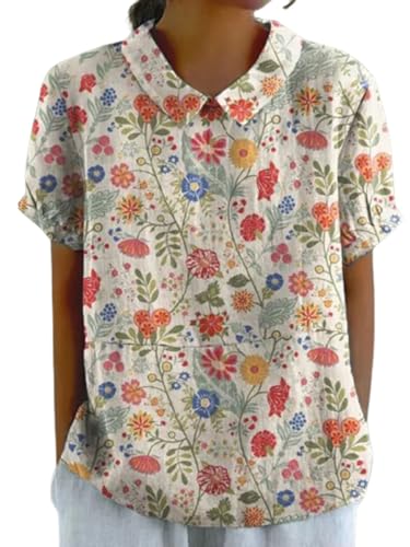 Amazon.com: Womens 2024 Summer/Spring Shirt, Linen Today Tops