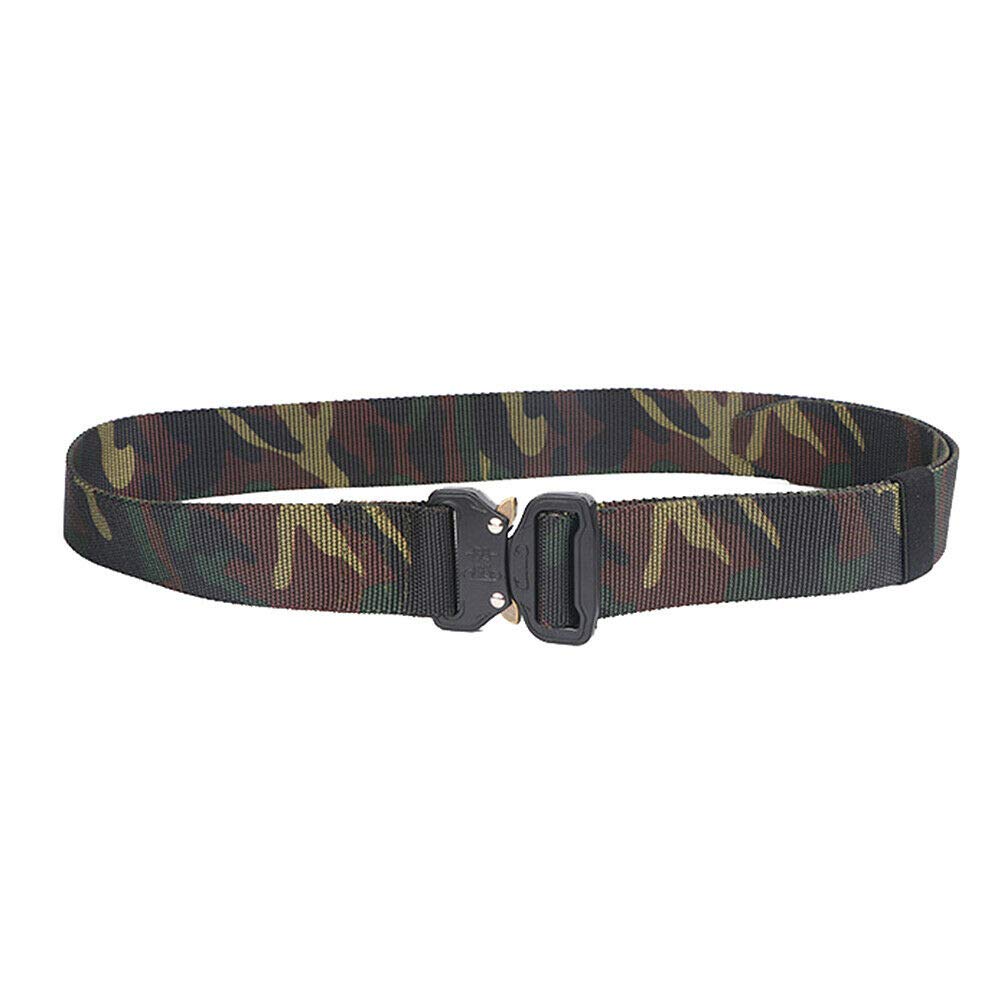 Magik Casual Military Tactical Belt Mens Army Combat Waistband Rescue Rigger Belts (Camouflage)