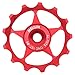 RiToEasysports 11T/13T Rear Derailleur Wheels, Aluminum Alloy Wheel Pulley Fits Almost All Mountain Bikes (13T
