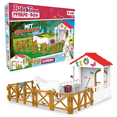 Craze Bibi und Tina Spielzeug Pferde Spielset Playset Horse Box Sabrina...