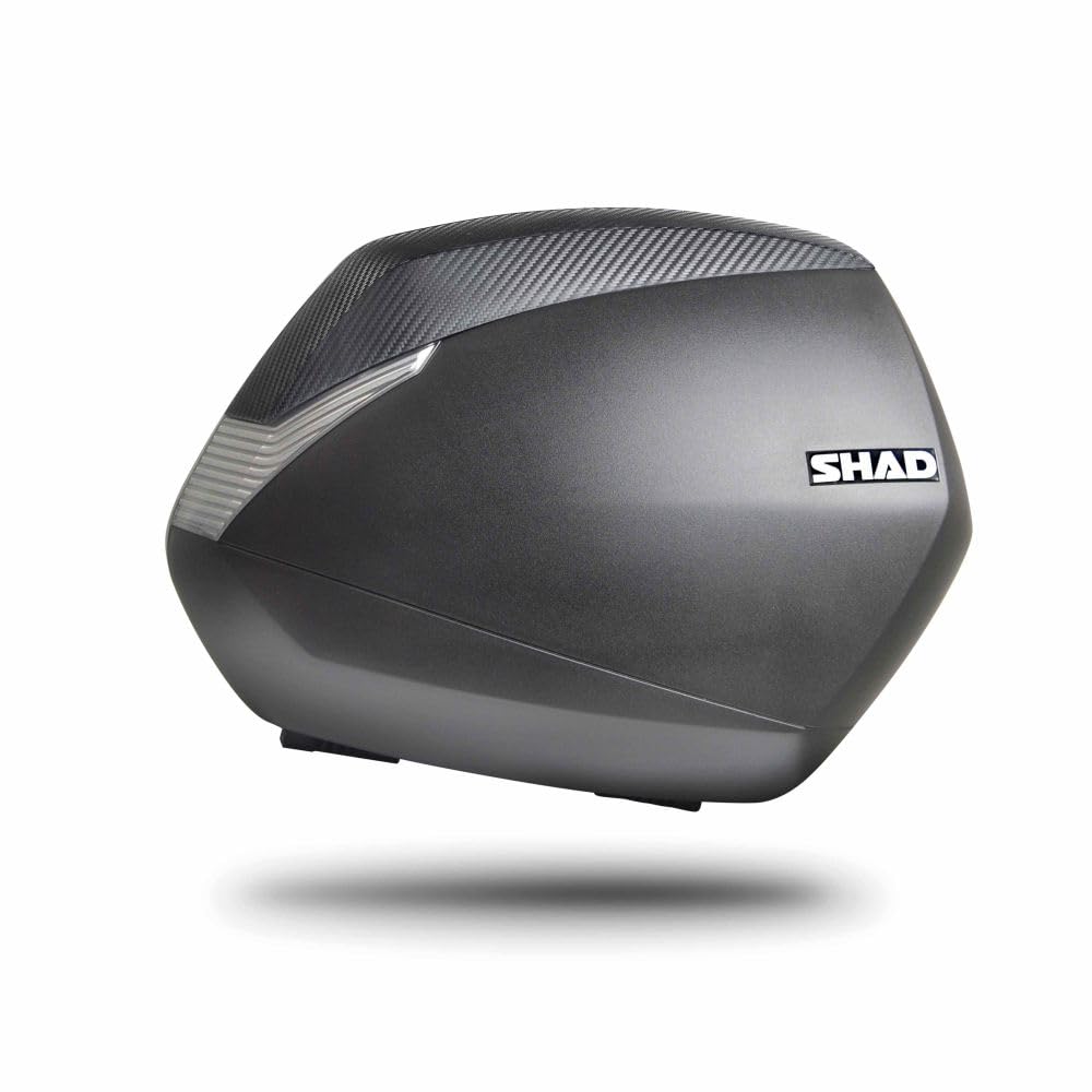 Generico COPPIA BORSE VALIGIE LATERALI BAULETTI MOTO SH36 CARBON SIDE CASES SH 36 compatibili con Supporti SHAD
