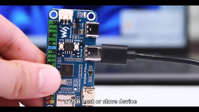 Waveshare RP2040-PiZero Scheda Di Sviluppo: Dual-core ARM Cortex M0+, 16MB Flash, Interfaccia DVI, Slot TF, Compatibile GPIO 40 Pin
