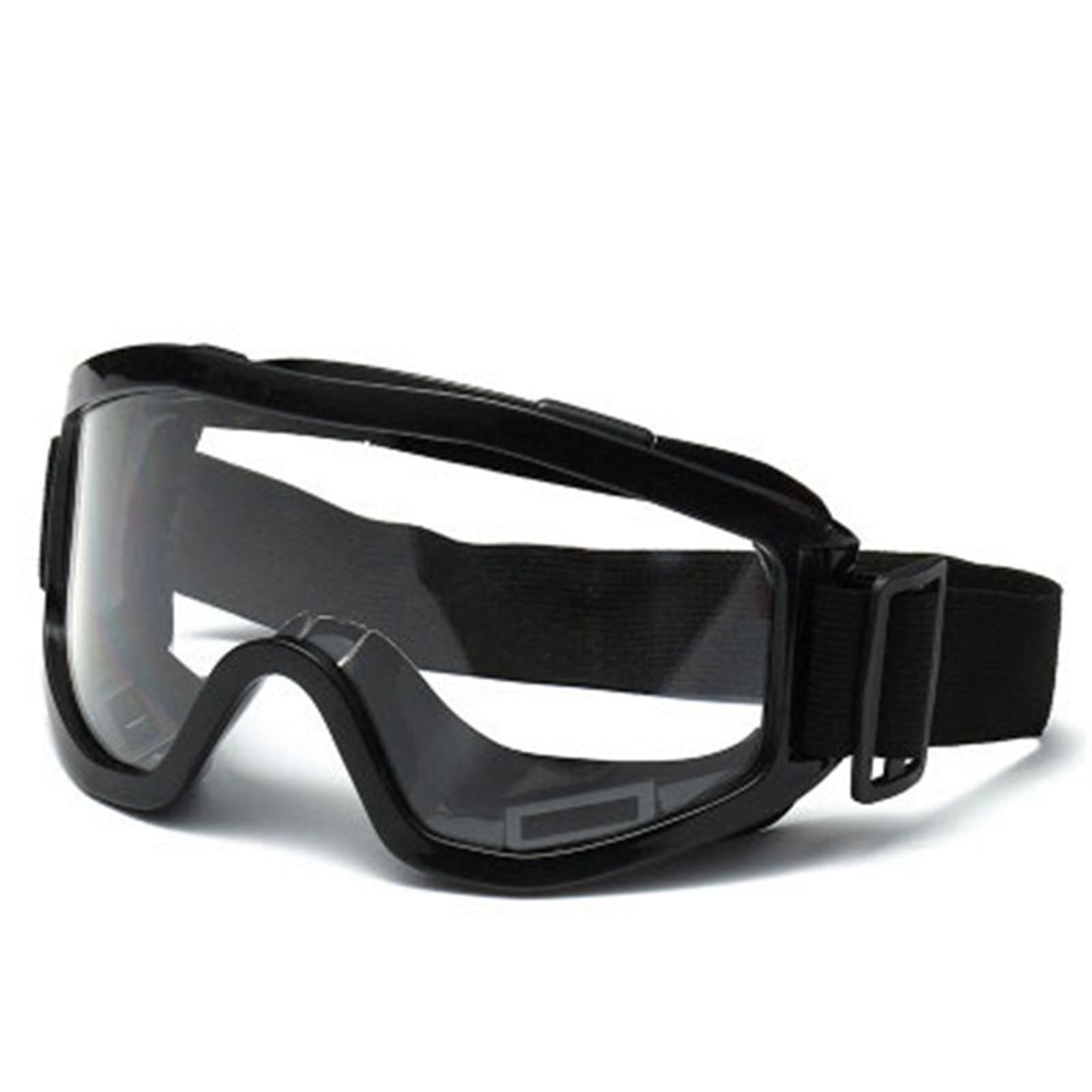 DieffematicHXJ Gogle narciarskie Ski Goggles Scooter Helmet Eyewear Velar Tinted Off Road Motocross Glasses Films Can Replacement (Color : Black white)