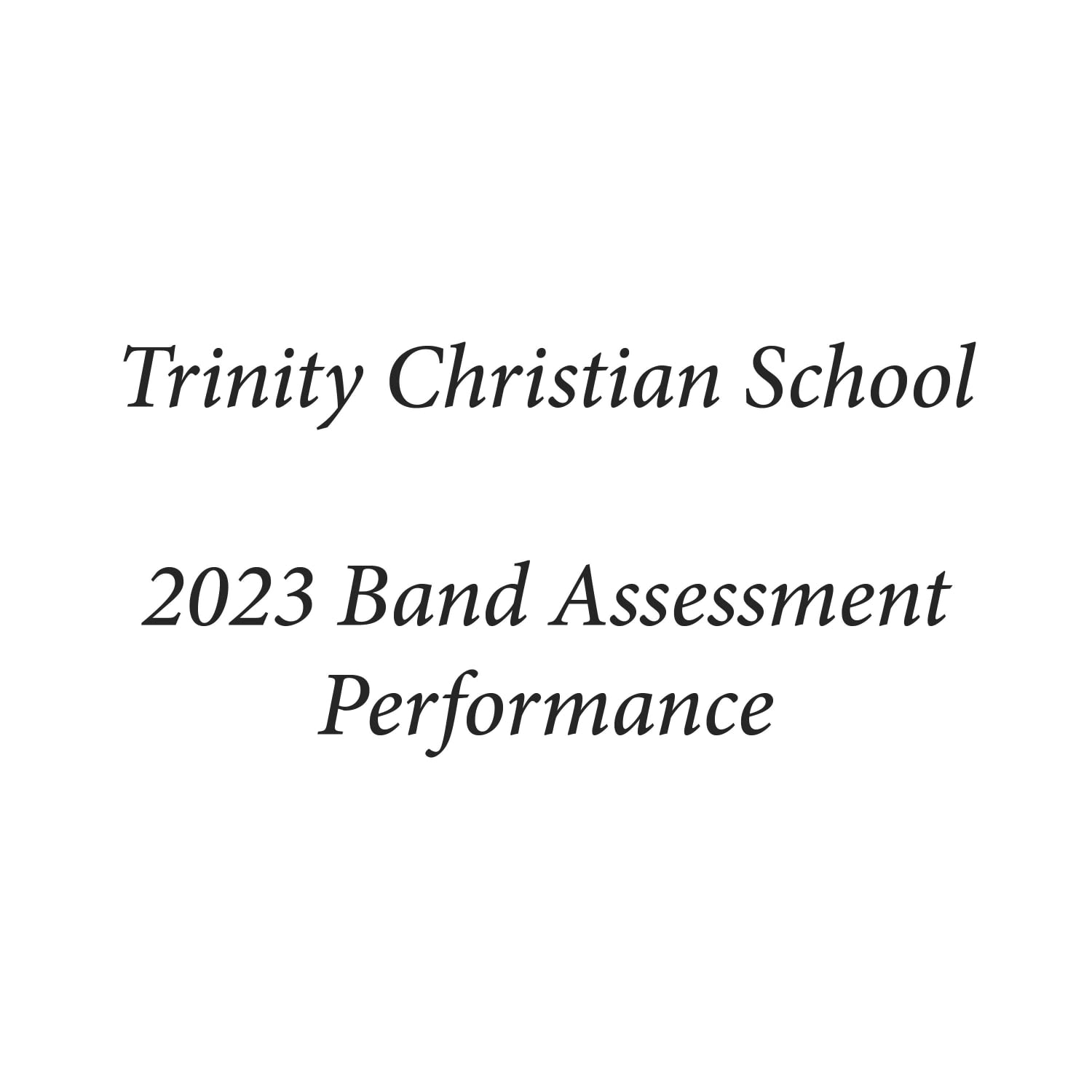 Trinity Wind Ensemble