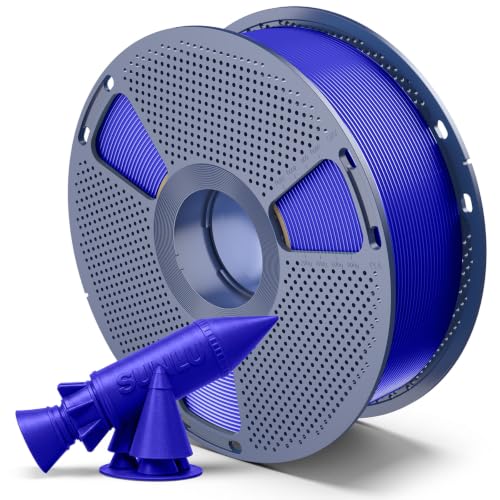 SUNLU PETG 2.0 Filament, Upgraded PETG 2.0 3D Printing Filament, 1KG Spool, Klein Blue