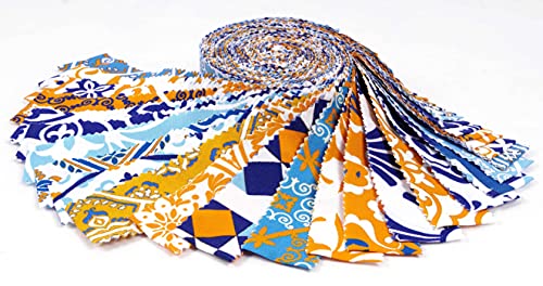 Rouleaux de gelée en coton prédécoupés 1,5 pouce pour patchwork précis - 5
