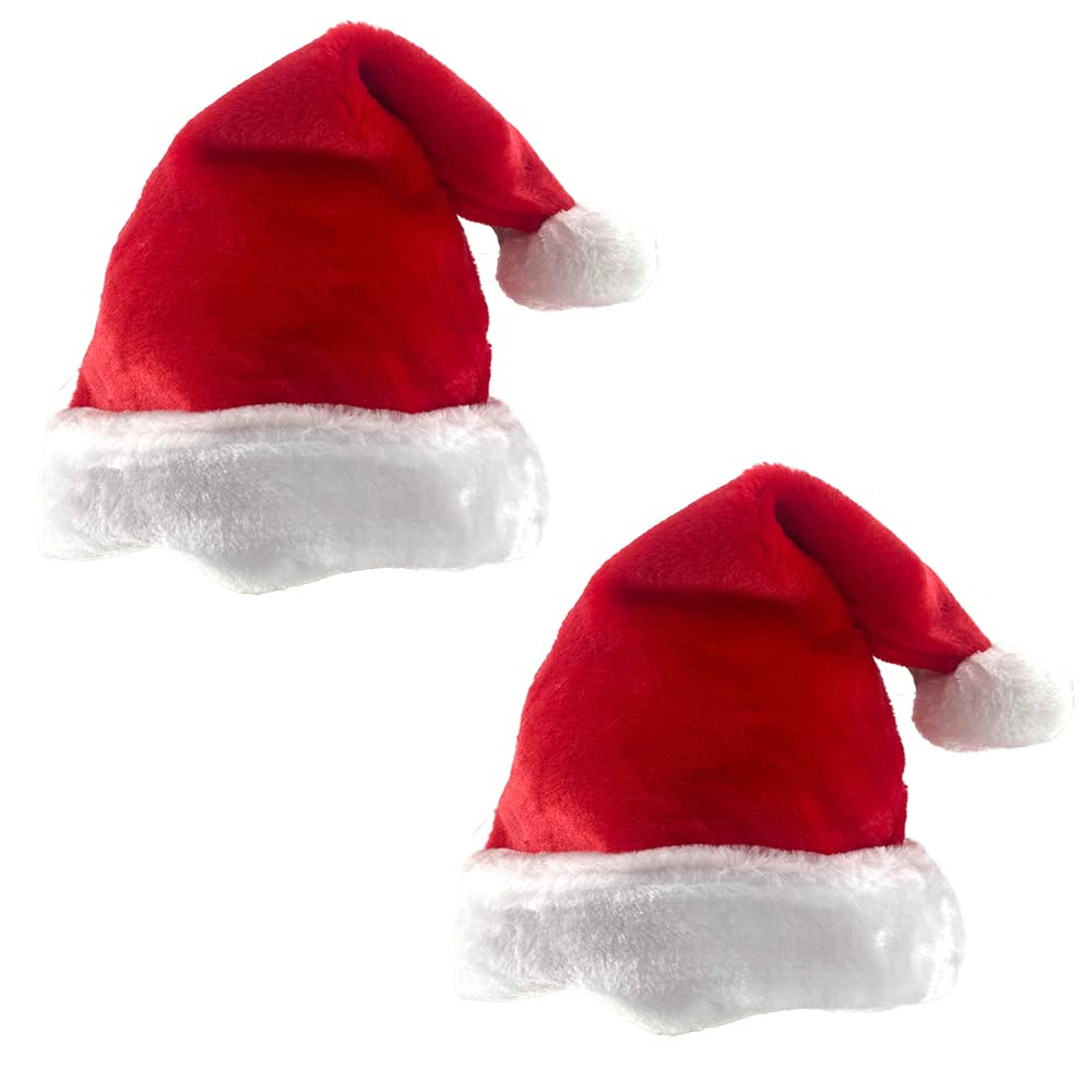 Inxens Cappello di Babbo Natale Cappello di Natale Adulto