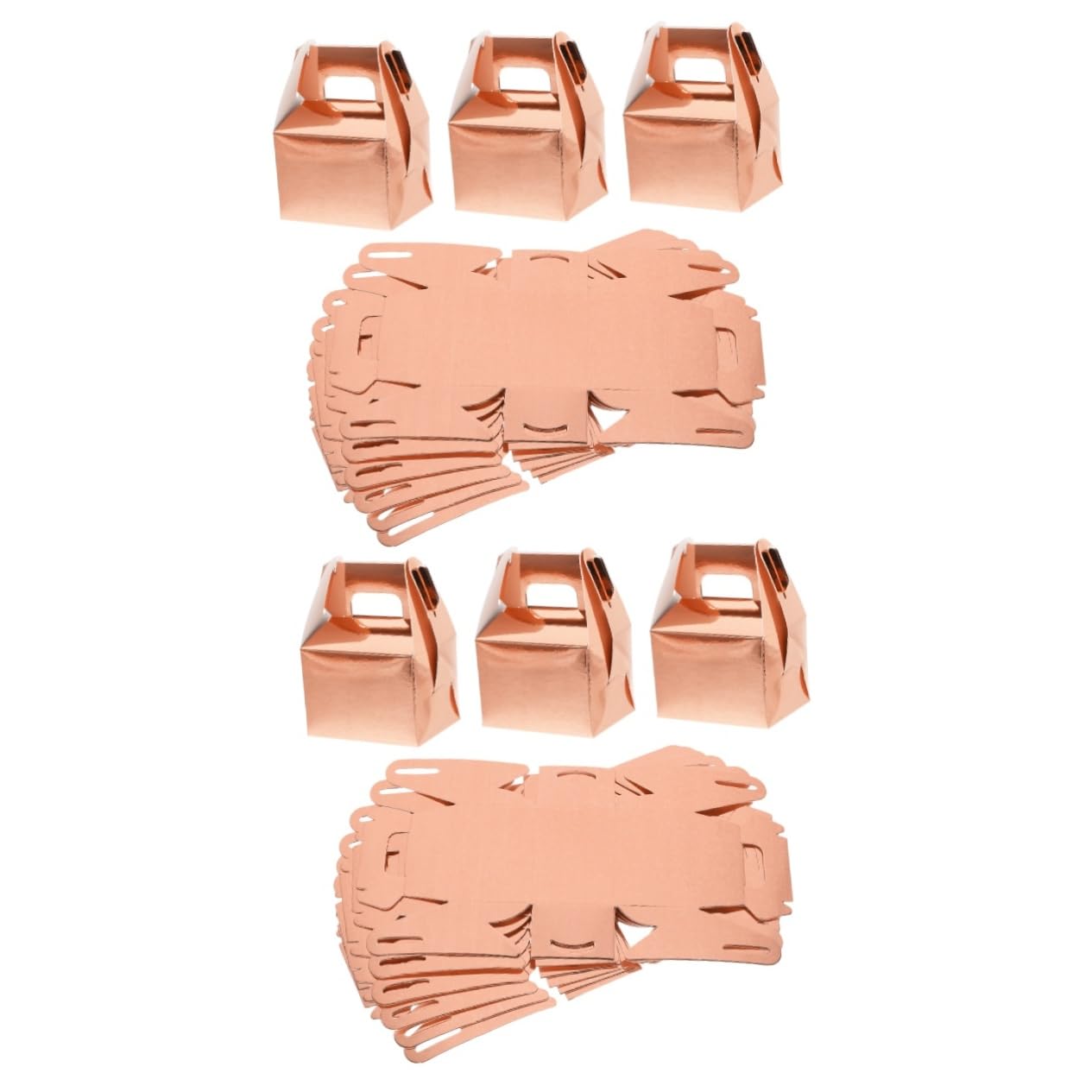 Healeved 60 Pcs Boxes packing box Gift gift box container color box candy container wedding Kraft paper box candy holiday gift container bulk candy box Paper candy containers