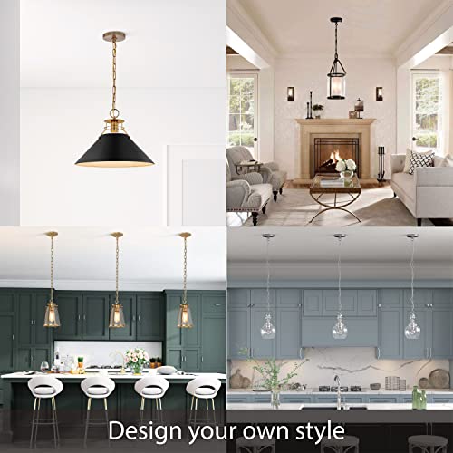 Image of Aspen Creative 21505-42, Contemporary Chandelier & Light Fixture Canopy Kit w /Collar Loop, Antique Brass, 5-1 /8 inch Diameter, 7 /16 inch Center Hole, 2 Pack