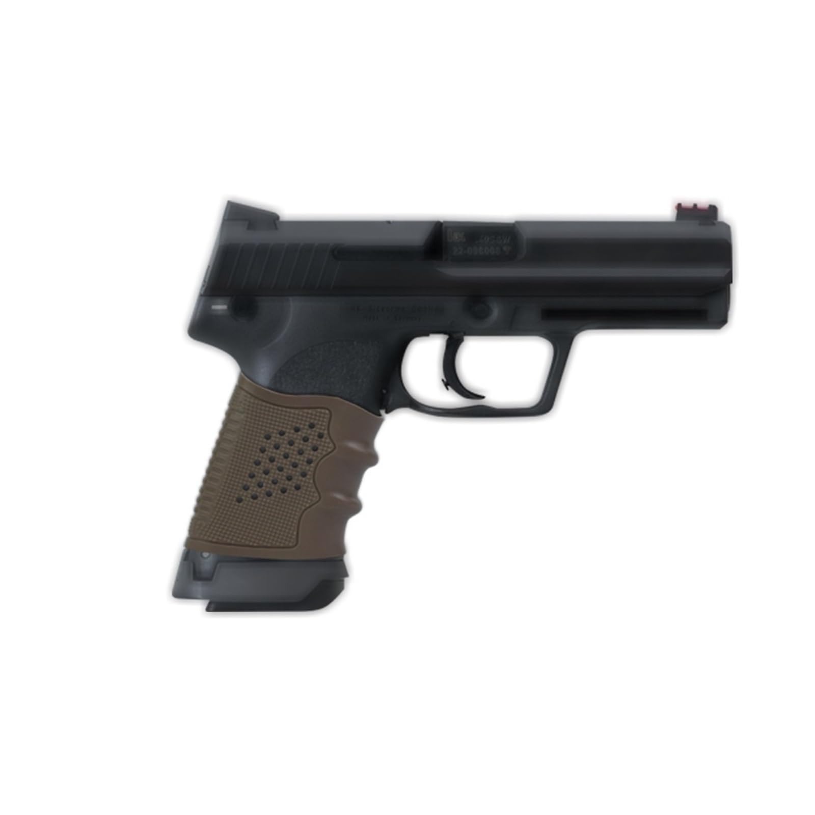 Guanto tattico in gomma for pistola 17 antiscivolo Airsoft Handgun Sleeve Holster Gun Handle Protect Cover Caccia
